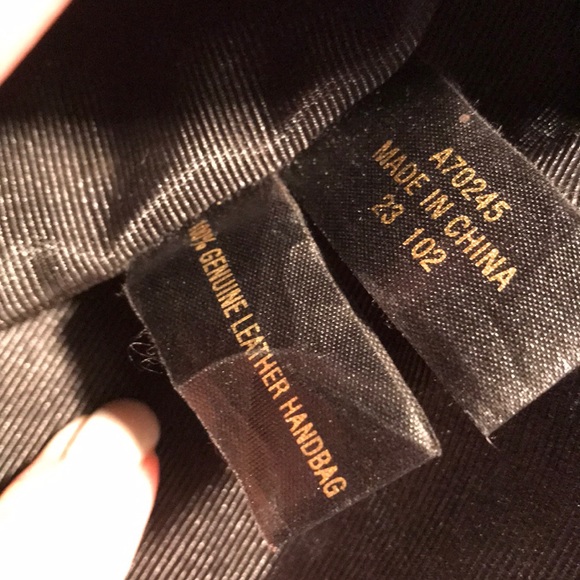 Etienne Aigner 100% Leather Slate Gray 90’s Satchel - Picture 7 of 8